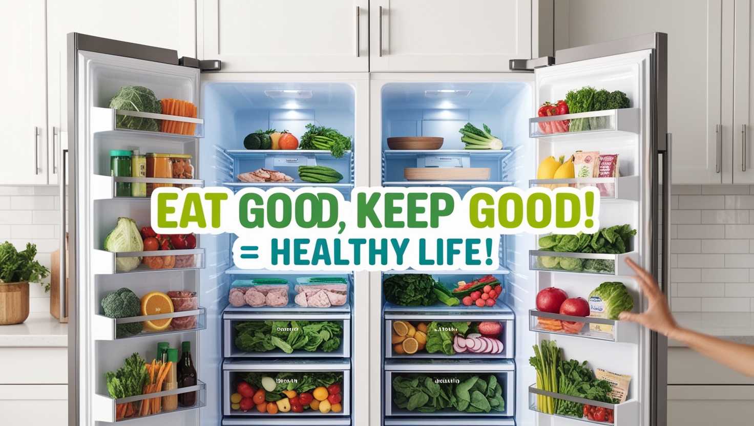 a refrigerator full of food
